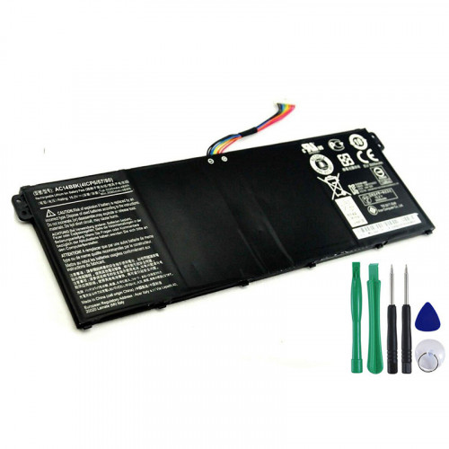 Original 48Wh Acer AC14B8K Akku

https://www.3cparts.de/original-48wh-acer-ac14b8k-akku-p-23325.html

Produktinfo

Akkutechnologie: Li-ion

Ausgangsspannung (Volt): 15.2 Volt

Kapazität: 3220 mAh / 48 Wh / 4-Zellen

Farbe: Schwarz

Artikelzustand: Neu,100% Original

Garantie: 6 Monate / 30-Tage Rückgabe

Paket enthalten:

1 x Akku Acer (mit Werkzeugen)

Kompatibles Modell:

AC14B8K Acer, KT.0040G.006 Acer, KT.00403.026 Acer, KT.00403.036 Acer, KT.0040G.004 Acer, KT.00403.024 Acer, KT.0040G.002 Acer, KT.0040G.005 Acer, KT.00403.023 Acer, KT0040G002 Acer,