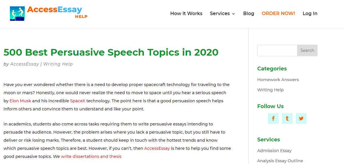 Speech topic. Persuasive Speech. Serious topic for Speech.