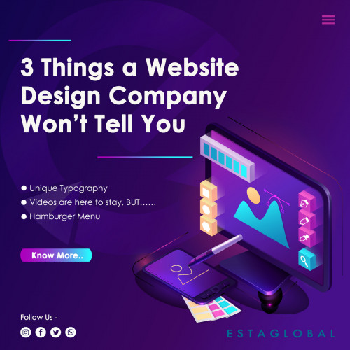 Get to know the 3 things that the website design company in Kolkata won’t be telling you.