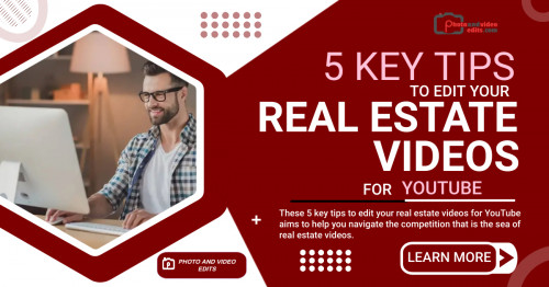 Learn more: https://www.blog.photoandvideoedits.com/real-estate-photo-editing-services/5-key-tips-to-edit-your-real-estate-videos-for-youtube/