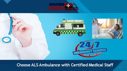 Jansewa Panchmukhi Ambulance from Karolbagh offers an outstanding ICU based ground Ambulance facility at an affordable rate. We bestow a very comfortable and safe patient shifting facility under the supervision of ICU expert medical staff. So if you want to road Ambulance with the ICU facility then contact us immediately. 
More@ https://rb.gy/czixjh