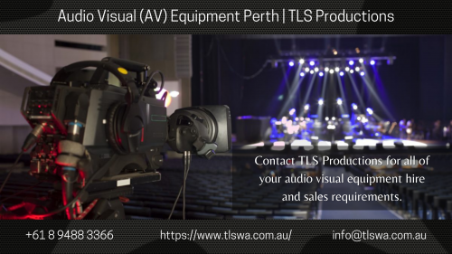 Contact TLS Productions for professional and high-quality audio visual hire company in Perth that perfectly complements your next function, presentation or event. https://bit.ly/3IrKZAb

#AudioVisualHire
#AudioVisualEquipmentHire
#AudioVisualPerth
#AudioVisualInstallationPerth
#AVEquipmentHire
