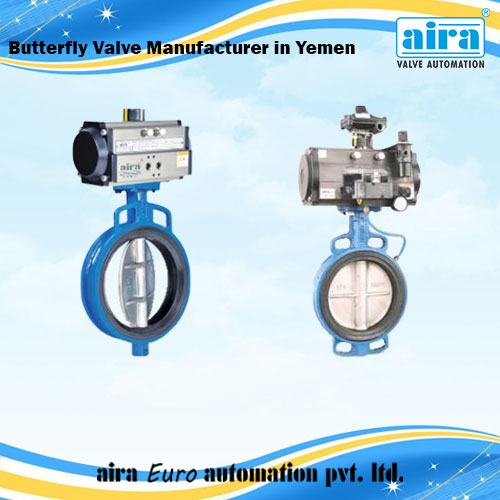 Aira Euro Automation is a prominent industrial Butterfly valve manufacturer in Yemen. We have huge varieties in Butterfly valves. We are API 609 – 0055 certified Triple Offset butterfly valve manufacturer in Yemen.