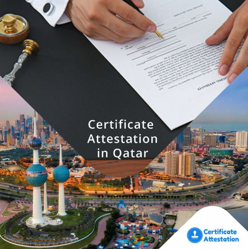 Get your certificates attested for Qatar from reliable and secure certificate attestation agency...
https://www.certificateattestation.com/qatar