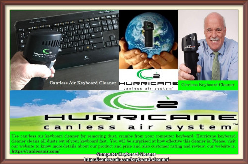 Use can-less air keyboard cleaner for removing dust, crumbs from your computer keyboard. For more details, visit our website,
https://bit.ly/3MezrTb
https://bit.ly/3uVOU51
