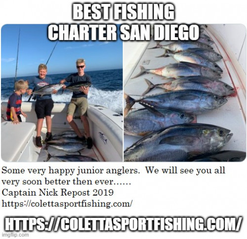 Coletta Sport fishing in San Diego has the best fishing charter boat. Wanu the boat offers great flexibility of fishing activities in deep sea. Most of our clients are like our fishing adventure and enjoying their holidays on Wanu. It is equipped with latest lifesaving equipment and necessities.
https://colettasportfishing.com/
