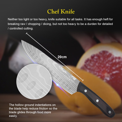 Cuoco Premium Molybdenum Steel Knife Set CKS010 New 05