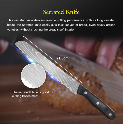 Cuoco Premium Molybdenum Steel Knife Set CKS010 New 06