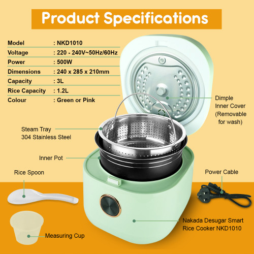 Desugar Smart Rice Cooker NKD1010 09