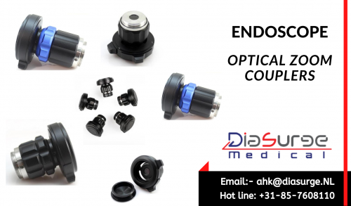 Endoscope coupler is used for connecting the endoscope with an endoscopy camera. It helps in improving the quality of the image. It is available in two types, zoom focal lengths and fixed focal lengths. 
Visit more:- https://bit.ly/3fQ72Cc