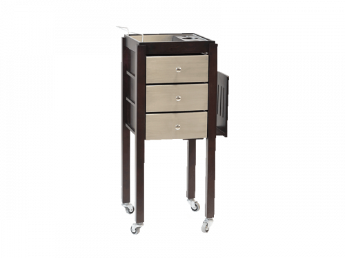Barber Trolley - aesthetically appealing design combined with practical features makes it a perfect hairdressing trolley for barber shops. Solid wood and Stainless Steel construction makes it a durable and long lasting barber trolley for hairdressing salons.

https://www.spafurniture.in/products/barber-trolley/