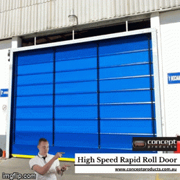 At Concept Products, you can explore various types of high speed automatic doors that suitable for both internal & external applications. Our range of high performance & High Speed Rapid Roll Door ensures efficient workflow and is perfect for coolrooms, supermarkets & other high traffic areas. High speed overhead doors improve the efficiency, reliability, and safety of your work environment. For our services, visit us online. www.conceptproducts.com.au