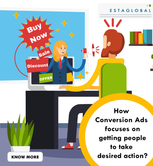How Conversion Ads focus on getting people to take desired action.