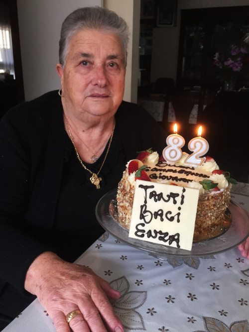 Giovanna Torcasio: 82nd birthday cake