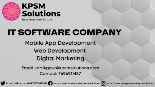 With more than 100 effectively delivered apps in our portfolio, the mobile app developers of the Best App Development Company In India are fully prepared to take up more demanding tasks. We have been developing the apps ever since the early on days of the platform. Today we can proudly speak out that our portfolio has prolonged to a vast array of apps. Developing a mobile app can be of the assistance to amplify the online occurrence of your business. Develop a mobile app to help to increase the online presence and connect with users through a new digital platform. https://kpsmsolutions.com/