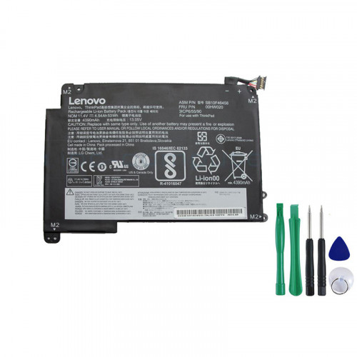 Original 53Wh Lenovo ThinkPad Yoga 460 20EM000VGE Akku
https://www.3cparts.de/original-53wh-lenovo-thinkpad-yoga-460-20em000vge-akku-p-55469.html
Produktinfo
Akkutechnologie: Li-ion
Ausgangsspannung (Volt): 11,4 Volt
Kapazität: 4540 mAh / 53 Wh / 3-Zellen
Farbe: Schwarz
Artikelzustand: New,100% Original
Garantie: 6 Monate / 30-Tage Rückgabe
Paket enthalten:
1 x Akku Lenovo(mit Werkzeugen)
Kompatibles Modell:
00HW020 Lenovo, 00HW021 Lenovo, SB10F46458 Lenovo,