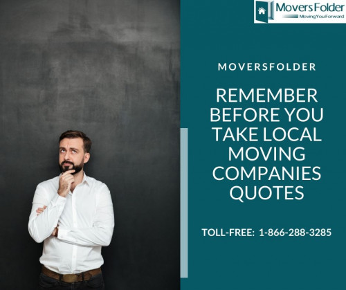 Local Moving Companies Quotes