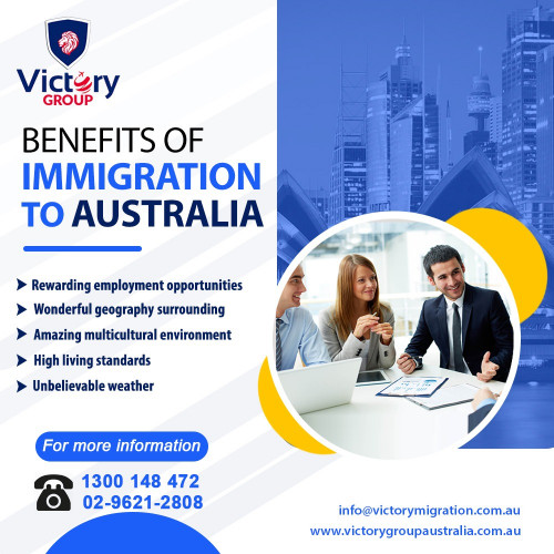 Victory Group Australia is an Australian-owned company based in Sydney and registered in New South Wales. Victory Group a comprehensive range of services to member institutions and potential international students through a network of affiliated offices in different parts of the world. Director and staff at Victory Group have more than 8 years of experience in the Education and Immigration field with a commitment to providing expert and ethical advice to people wanting to study or migrate to Australia, New Zealand or other overseas destinations. Victory Group has assisted thousands of individuals to achieve their goal of studying overseas at an affordable cost and minimal timeframe. Visit https://victorygroupaustralia.com.au/ or call us now at 0426 555 444, 02 9621 2808 for more information.