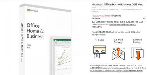 Buy Office Home & Business 2019 Mac software product license key for UK, USA & Worldwide. Best price with free support and digital email delivery.

We love the work we do at PC Keys. We respect the industry. We admire the people we serve and meet. We like to talk IT. We want to share our knowledge and embrace the nerd in you. We are an international business and a diverse end-to-end IT solutions provider with a key focus on computer software and IT trends helping customers re-engineer and businesses to re-invent themselves to compete in this digital era. We ship to over 200 countries and regions worldwide with key support for the UK, USA, Europe, Australia and the Middle East. 
#Windows10professionalworkstation #Windows10proproductkey #Windows10pronproductkey #Windows10hometoproupgrade #Windows10enterpriseltsc2019 #Visualstudio2019professional #Visualstudio2019enterprise #Officehomebusiness2019mac #Officehomestudent2019mac #Windows10homeproductkey #Visio2019productkeyuk #Project2019productkeyuk #Visualstudioproductkeys


Web:- https://pckeys.uk/office-home-business-2019-mac