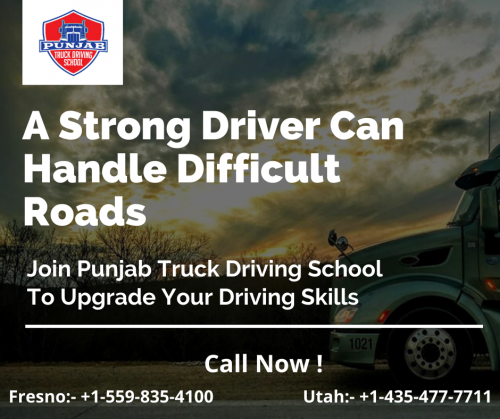 Join Punjab Truck Driving School To Upgrade Your Driving Skills.
Call Now:-For Fresno:- +1-559-835-4100
For Utah:- +1-435-477-7711