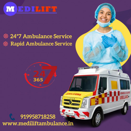 Portable Ventilator Ambulance Service in Shri Krishna Puri by Medilift ...