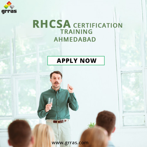 Do you aim to become a part of the Red Hat group and a core person who knows and understands the working of the RHEL or the Red Hat Enterprises Linux world? The way to the aim goes via the certification of RHCSA, after which, you will become an expert who will be able to perform core system adminstrative skills to work in the RHEL environment.
Getting certified is not an easy task and finding the right place to get trained and certified from is extremely important. Grras Solutions solves the problem of finding the best place because there is nothing better than an organisation who gives its all into making sure their students learn and grow exponentially.
At Grras, you can choose RHCSA certification training in Ahmedabad. RHCSA stands for Red Hat Certified System Administrator and your future will change for the better with it.
For more:- https://grras.com/course/rhcsa-certifications-training-course-in-ahmedabad