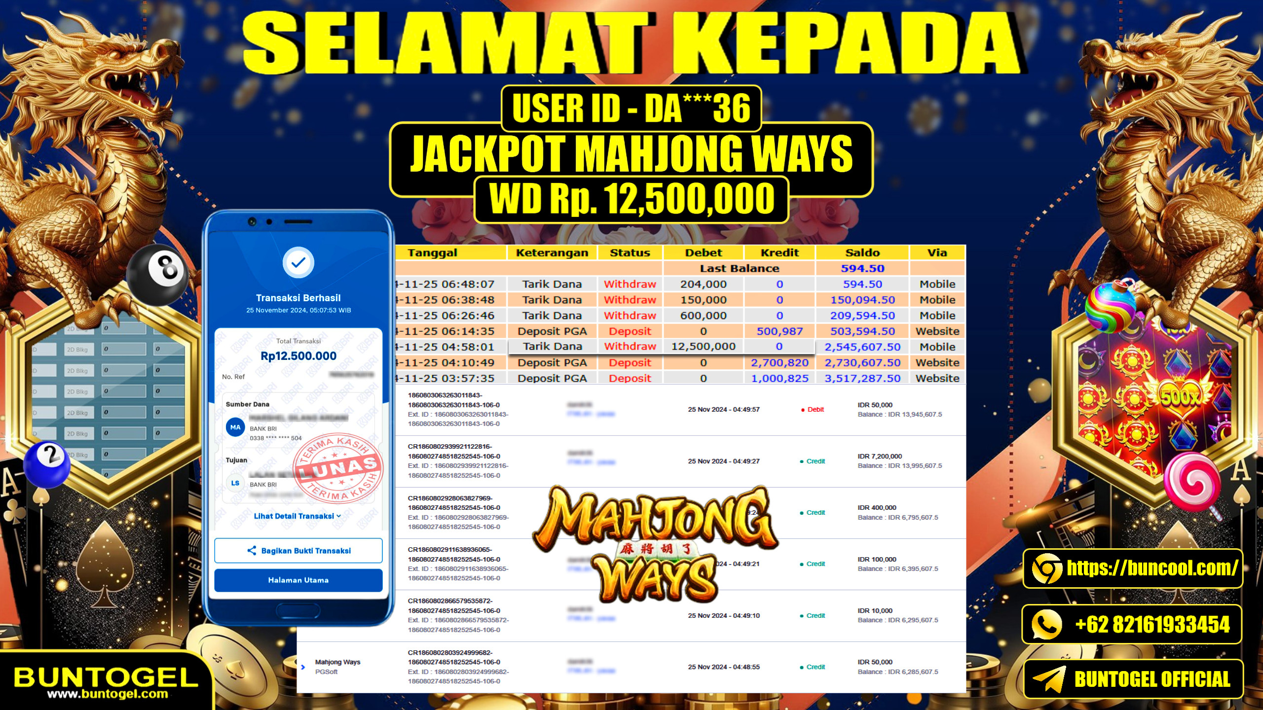 BUKTI BAYAR BUNTOGEL