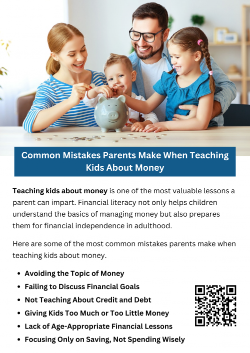 Teaching kids about money is crucial, but parents often make common mistakes. These include avoiding financial discussions, not setting an example with responsible spending, and failing to give children hands-on experiences like managing allowances. Overcomplicating concepts or, conversely, oversimplifying them can confuse kids. Additionally, not teaching delayed gratification or the value of saving hinders financial literacy. To know more visit here https://inflationeducation.net/