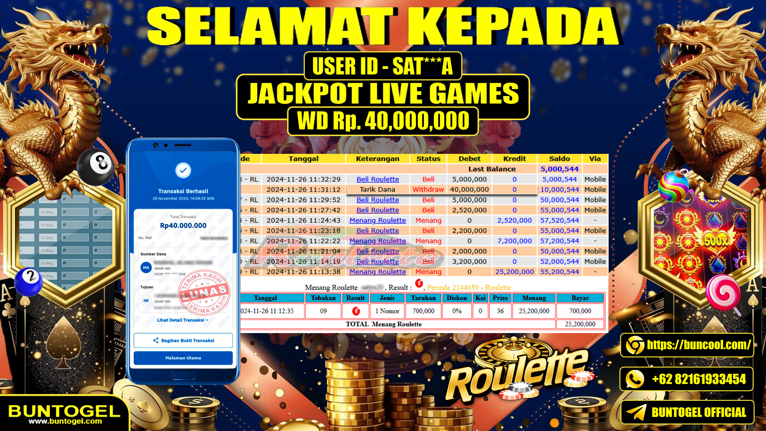 BUKTI BAYAR BUNTOGEL