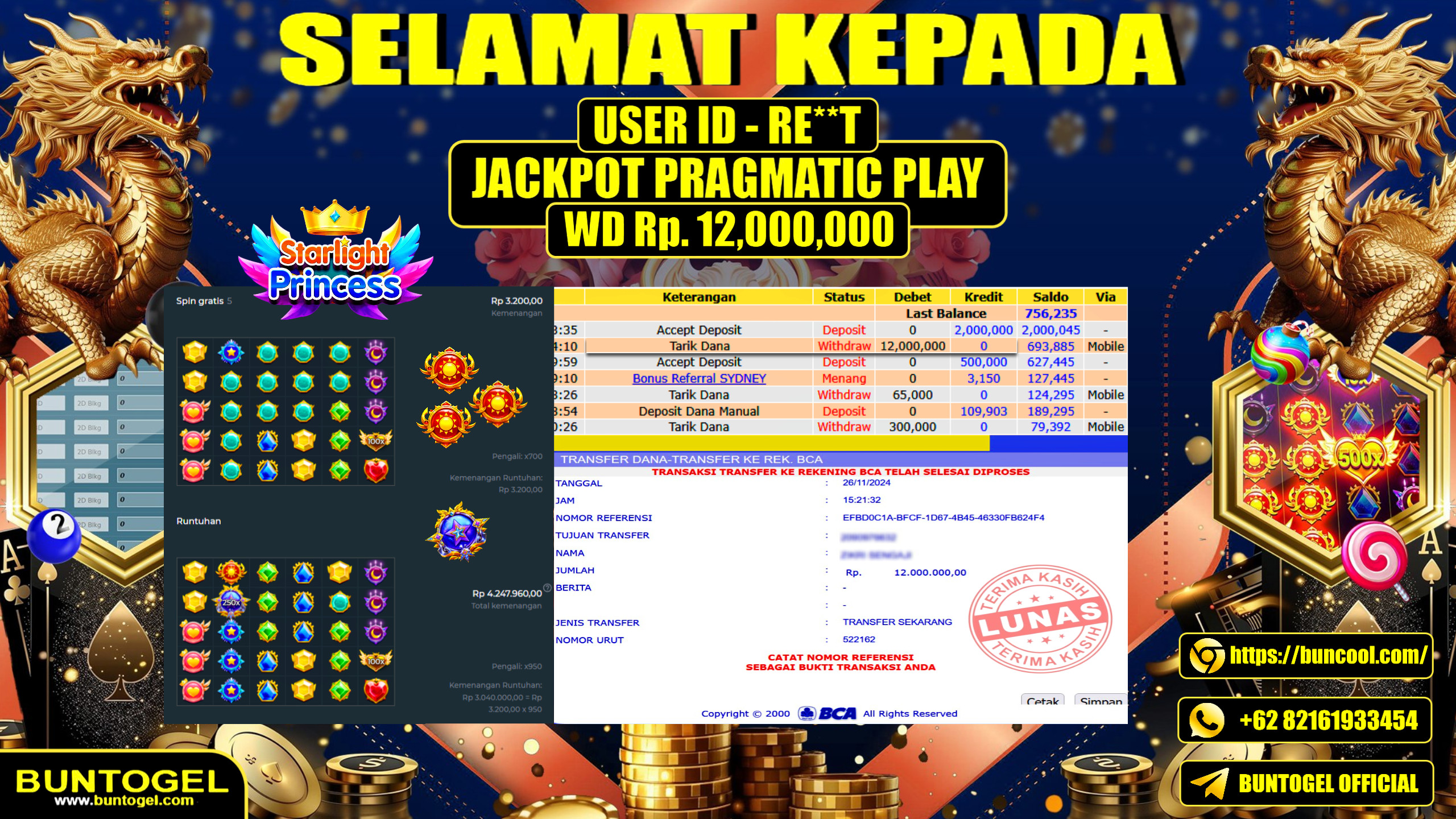 BUKTI BAYAR BUNTOGEL