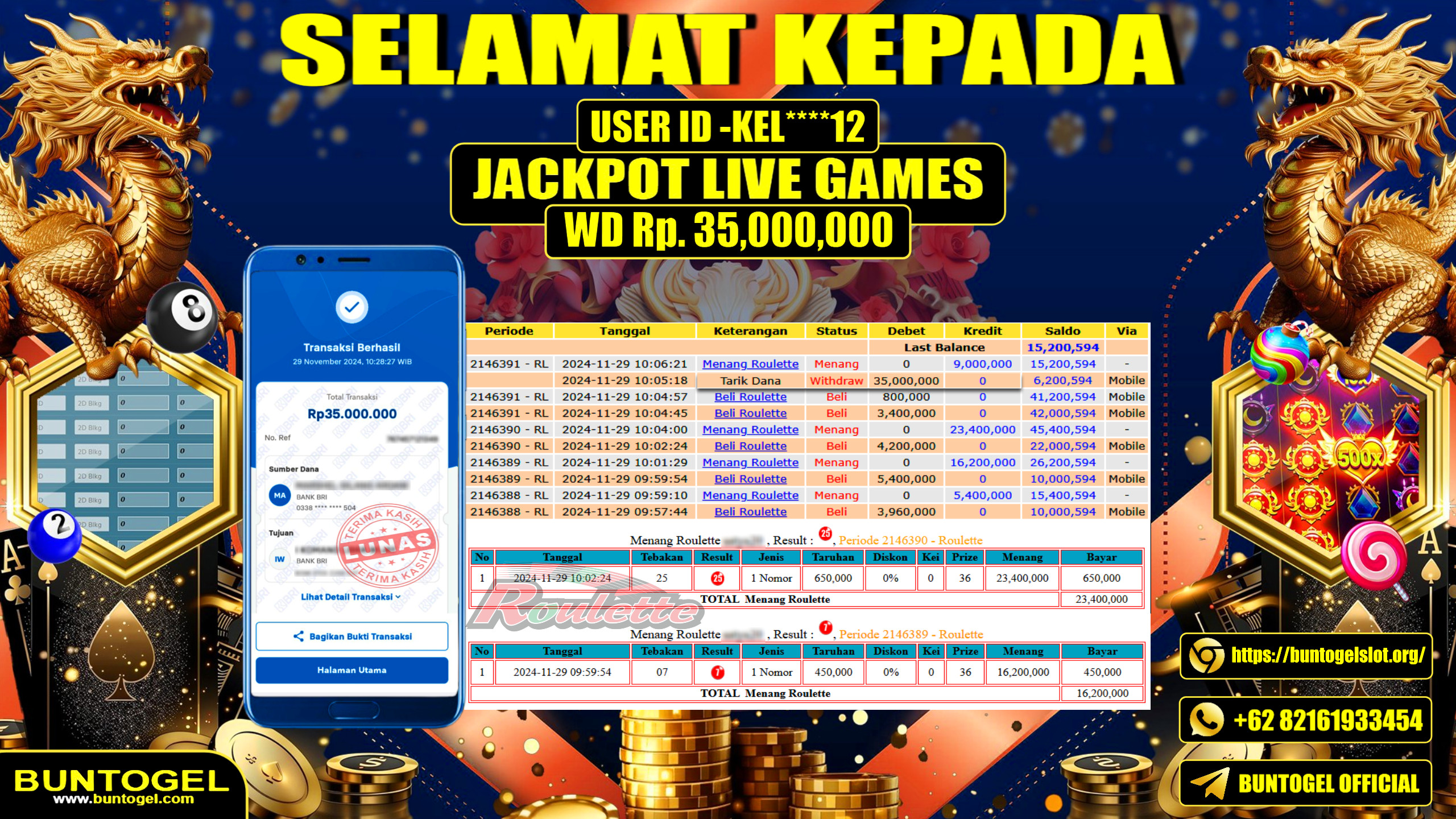 BUKTI BAYAR BUNTOGEL