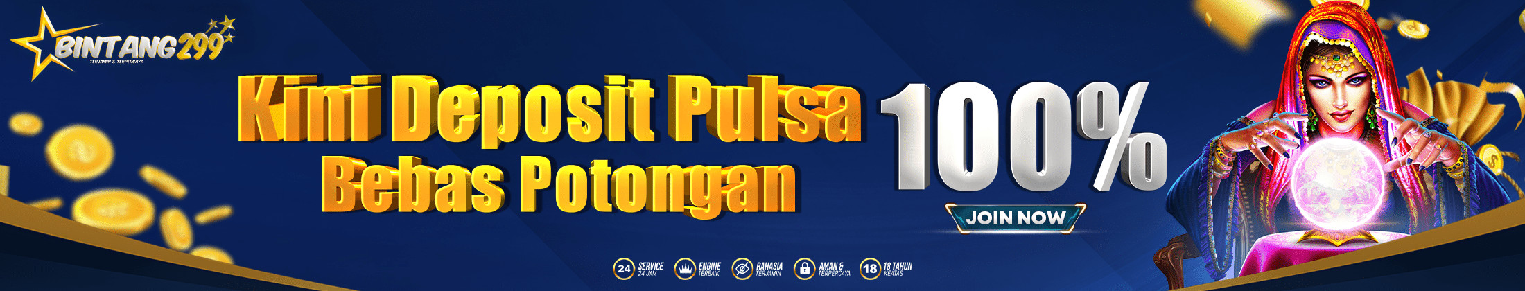 DEPOSIT PULSA TANPA POTONGAN