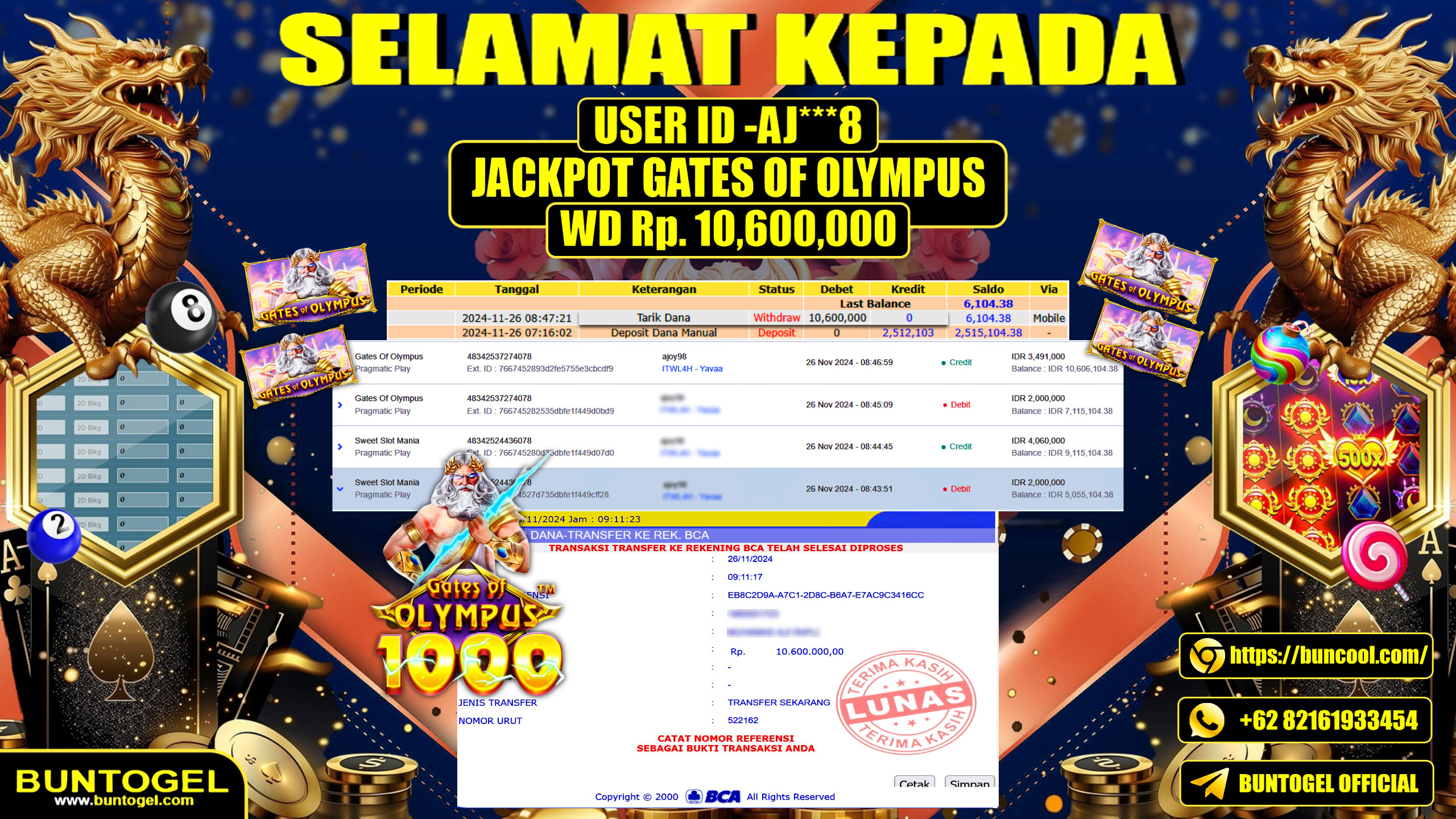 BUKTI BAYAR BUNTOGEL