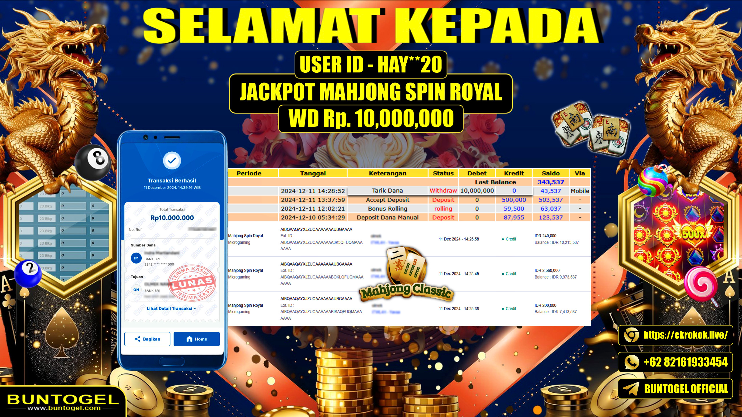 BUKTI BAYAR BUNTOGEL