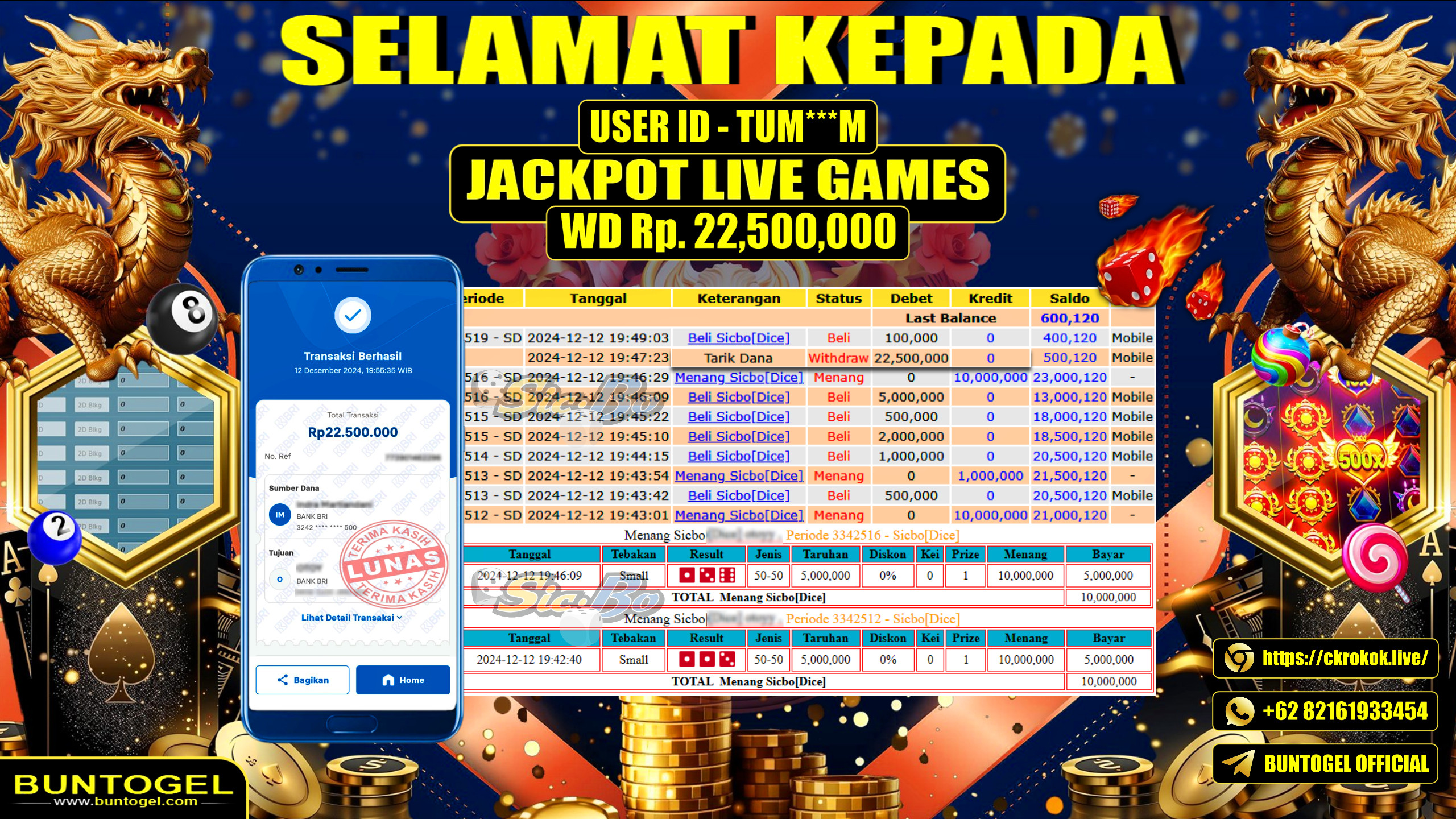 BUKTI BAYAR BUNTOGEL