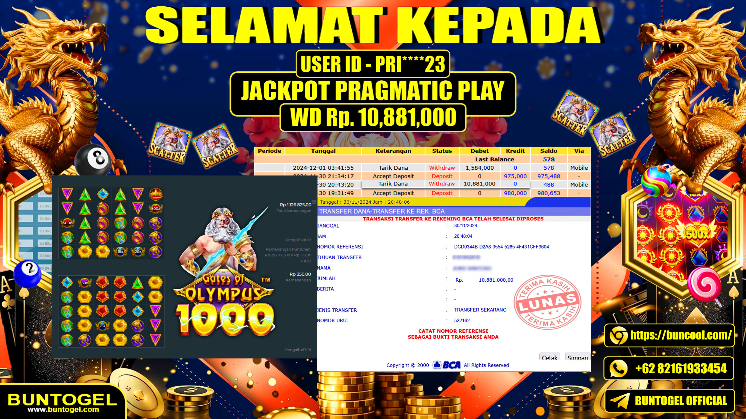 BUKTI BAYAR BUNTOGEL