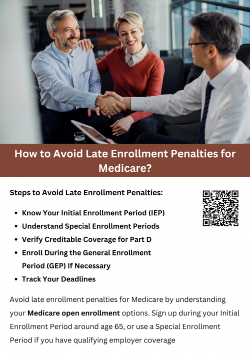 Avoid late enrollment penalties for Medicare by understanding your Medicare open enrollment options. Sign up during your Initial Enrollment Period around age 65, or use a Special Enrollment Period if you have qualifying employer coverage. Ensure your prescription drug plan offers creditable coverage to avoid Part D penalties. Missing deadlines can lead to permanent premium increases, so act promptly to maintain affordable healthcare access. To know more visit here https://www.capitalbluemedicare.com/wps/portal/capm/home/enroll