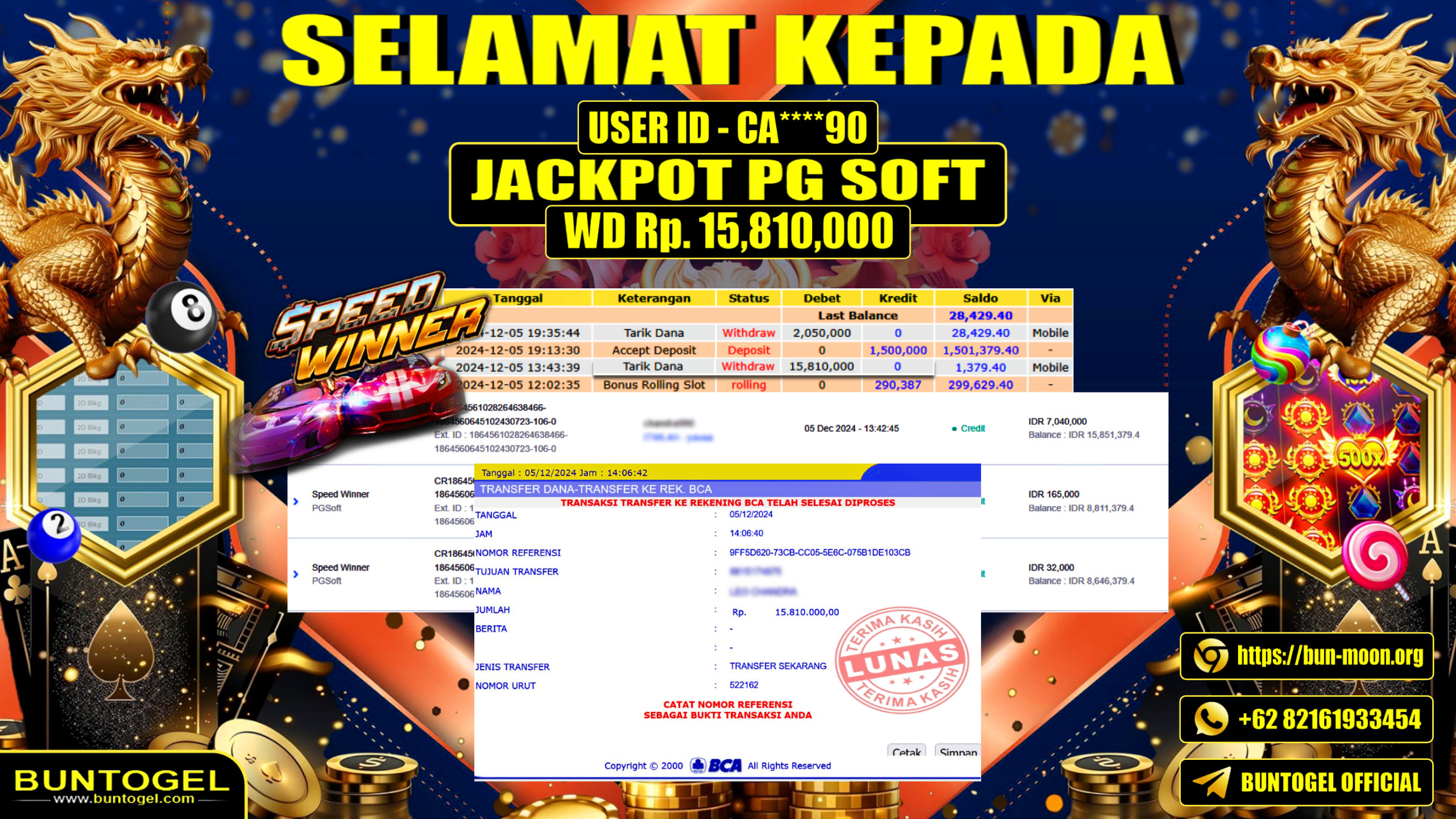 BUKTI BAYAR BUNTOGEL