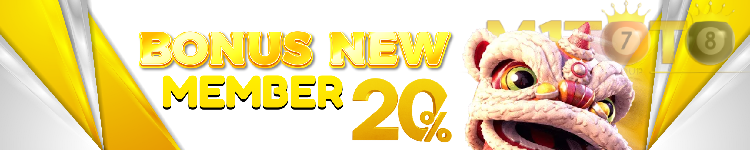 BONUS NEW MEMBER 20%