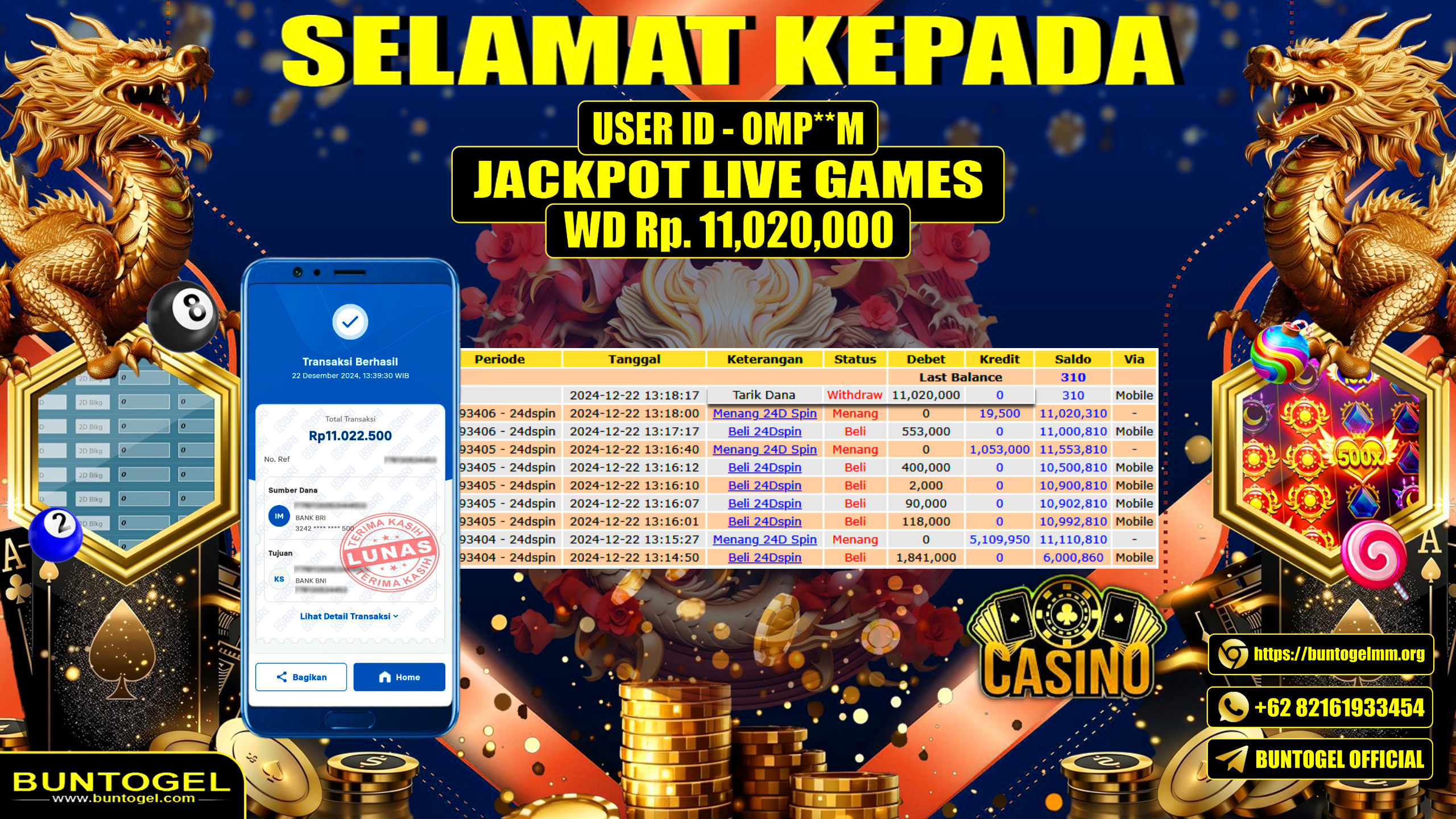 BUKTI BAYAR BUNTOGEL