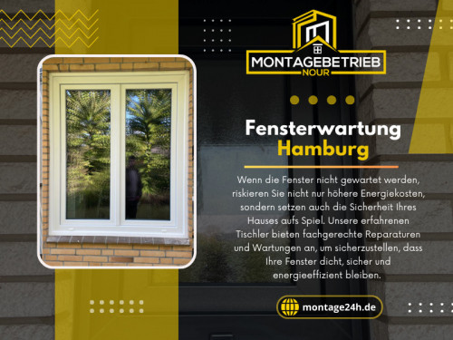Einige bieten auch fensterwartung hamburg Services an, die regelmäßige Inspektionen, Reinigung und vorbeugende Pflege bieten, damit Ihre Fenster das ganze Jahr über in Topzustand bleiben.

Klicken Sie hier für weitere Informationen über Fensterwartung Hamburg: https://montage24h.de/unsere-dienstleistungen/fensterwartung-hamburg/

Offizielle Website: https://montage24h.de/

Hamburg Fensterbauer Montagebetrieb Nour - Fenster, Türen, Rolladen, Insekteschutz, Wintergärten, Garagentore

Adresse:  Hegenweg 8, 22885 Barsbüttel, Germany
Telefon: +4917682176270
Email : info@montage24h.de
Finden Sie uns auf Google Map: https://maps.app.goo.gl/i4vtGwmT2DBdGcpG8

Unser Profil: https://gifyu.com/montage24h

Mehr sehen:

https://v.gd/91eBON
https://v.gd/CJFDyI
https://v.gd/uxr9Bu
https://v.gd/IcB4Qb
