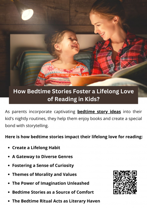 Bedtime stories play a crucial role in fostering a lifelong love of reading in kids. They create a calming routine that sparks imagination and curiosity, making reading enjoyable. By exploring different themes and adventures, kids develop a connection with books. Consistently reading before bed encourages a habit of literacy. For parents, exploring diverse bedtime story ideas can keep the experience fresh, helping children develop a lasting passion for reading. To know more visit here https://inflationeducation.net/better-bedtime-stories/