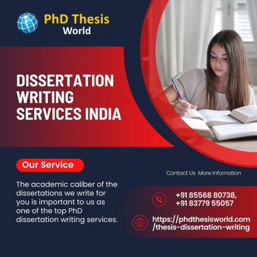 The top supplier of Dissertation Writing Services India is PhD Thesis World, which provides scholars from all fields with all-encompassing assistance. Our skilled group of academic writers specializes in producing dissertations that are original, thoroughly researched, and compliant with your university's requirements. We help you at every step of your academic journey, from choosing a research topic to writing an engaging conclusion. We make sure your dissertation satisfies the highest standards of academic rigor with an emphasis on quality and timely delivery. In order to succeed academically, PhD Thesis World is your reliable partner for assistance with data analysis, literature reviews, and editing.