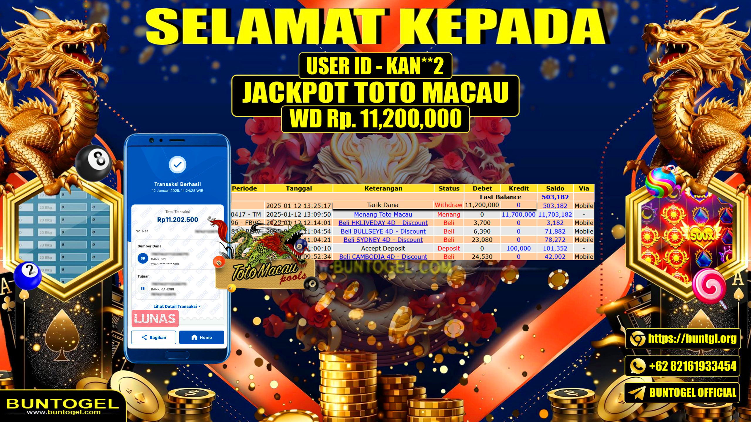 BUKTI BAYAR BUNTOGEL