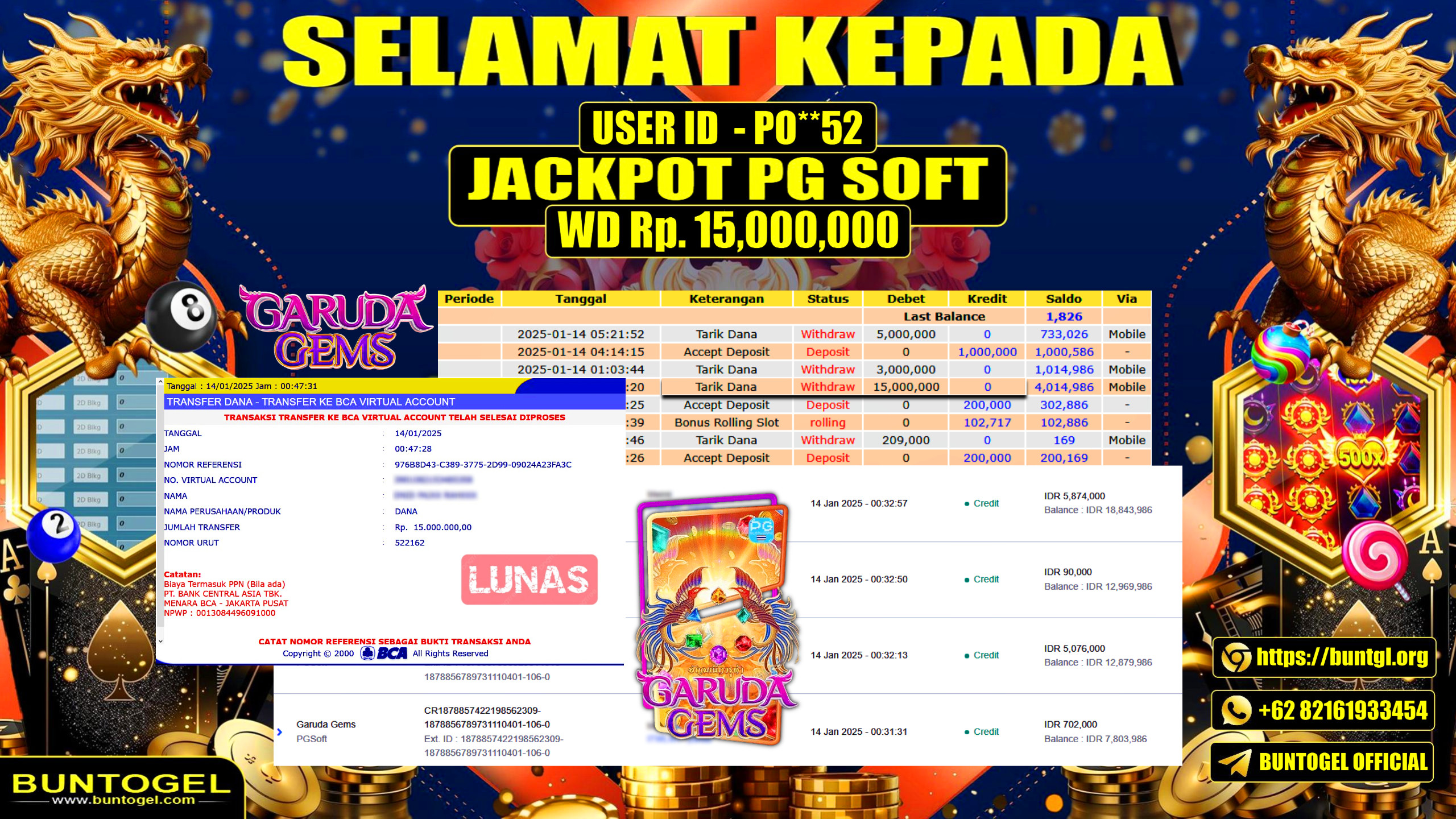 BUKTI BAYAR BUNTOGEL