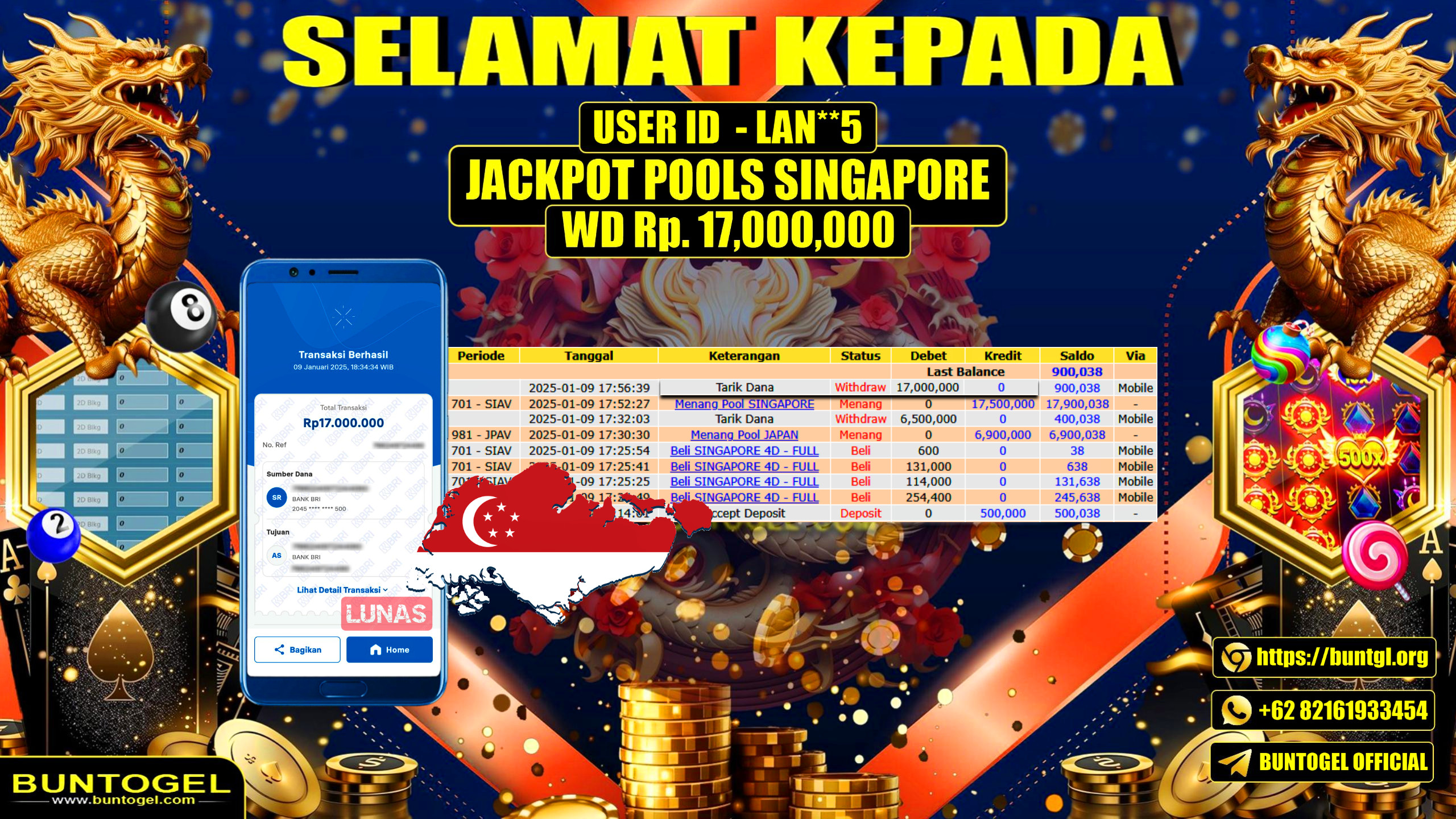 BUKTI BAYAR BUNTOGEL