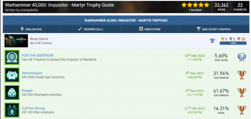 Screenshot 2022 03 12 at 22 00 47 Han PL's Warhammer 40 000 Inquisitor Martyr Trophies