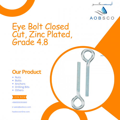 Discover high-quality Lifting Eye Bolt and Nut from AOBSCO, designed for secure and efficient lifting applications. Our durable products ensure safety and reliability for your heavy-duty tasks. Choose AOBSCO for the best lifting solutions in the industry.