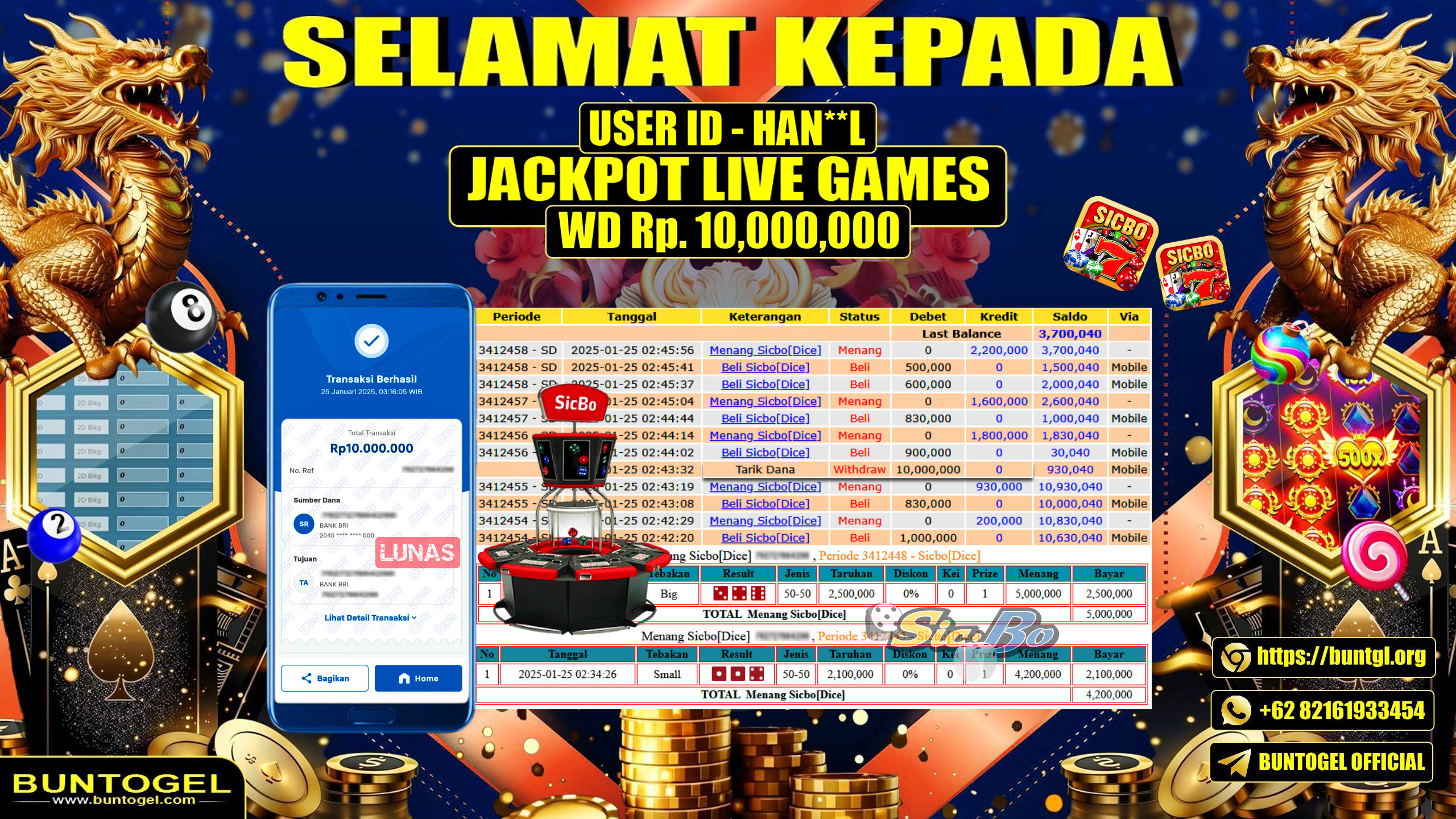BUKTI BAYAR BUNTOGEL