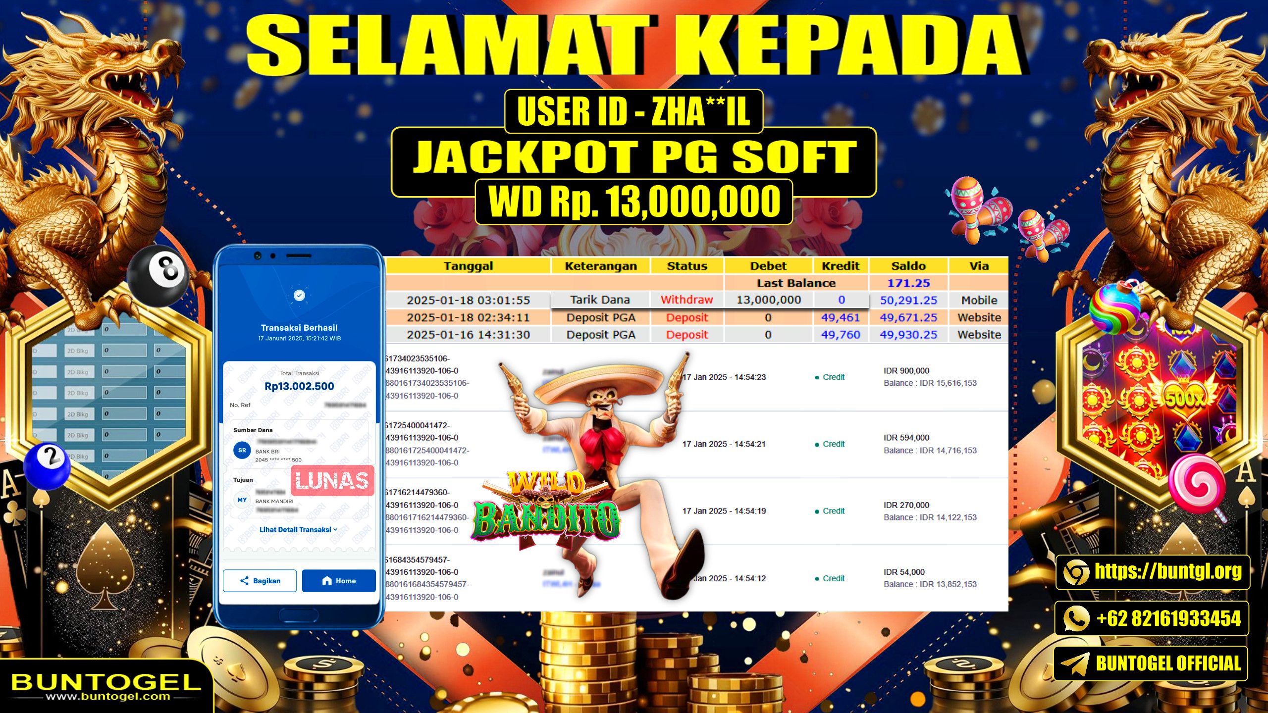 BUKTI BAYAR BUNTOGEL